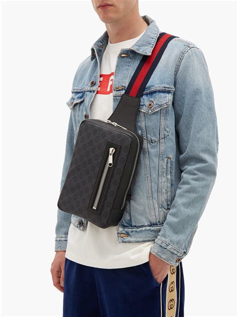 gucci crossbody bag for men|luxury crossbody bag men's.